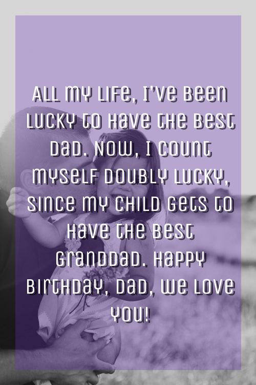 best birthday wishes lines for father